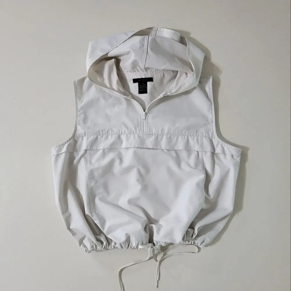 The Limited Women's Cotton Nylon Pullover Sleeveless Hoodie Top